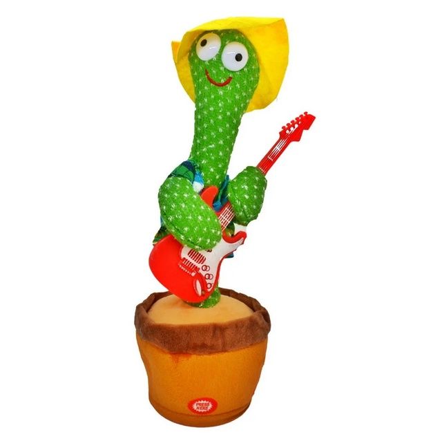 Танцующий кактус музыкальная игрушка повторюшка