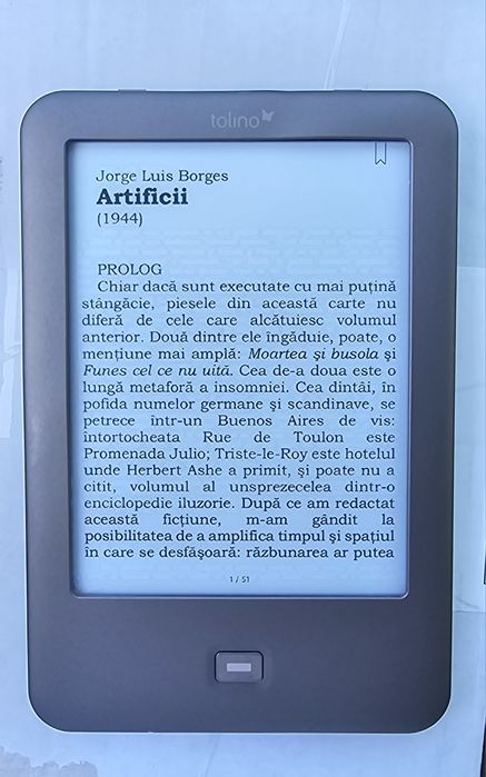 Ebook reader Tolino Shine , 5000 de cărți, wifi, iluminare