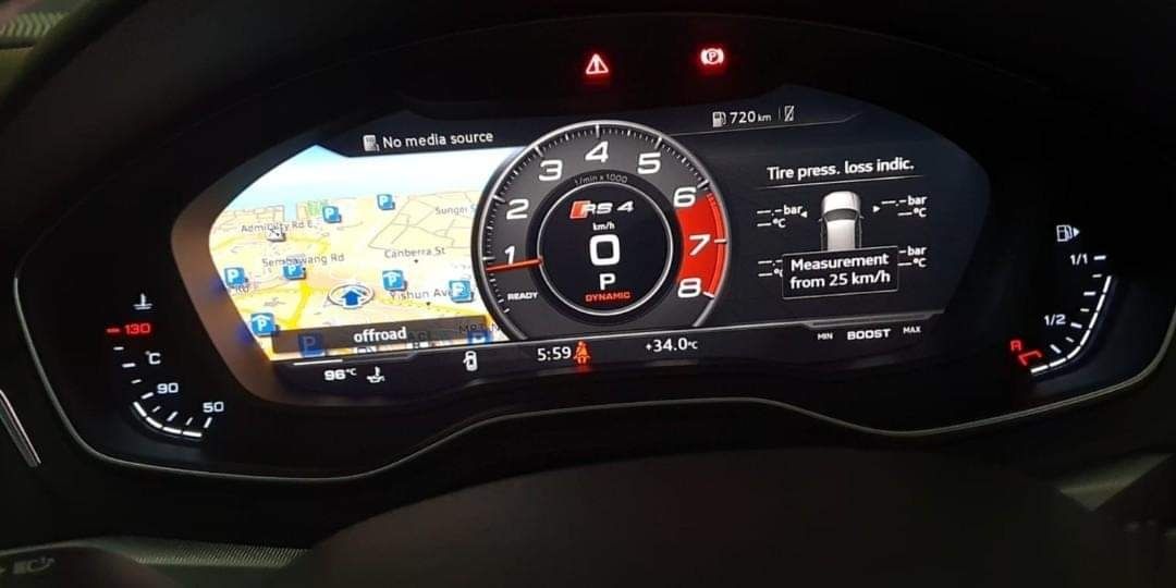 Audi Sport Cockpit layout Визия Audi A3 /A4 /A5 /A6 /A7 /A8 Q5 /Q7 /Q8