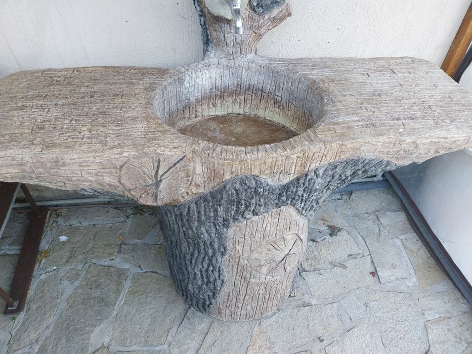 Мивка от щампован бетон