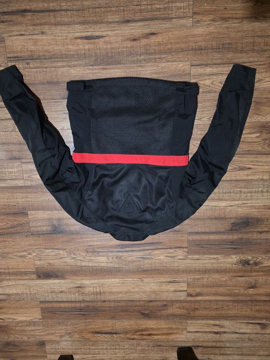 Geacă moto Dainese neagră — protecții umeri + coate extinse (până la î