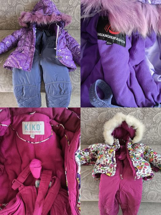 Зимний комбенизон на девочку
