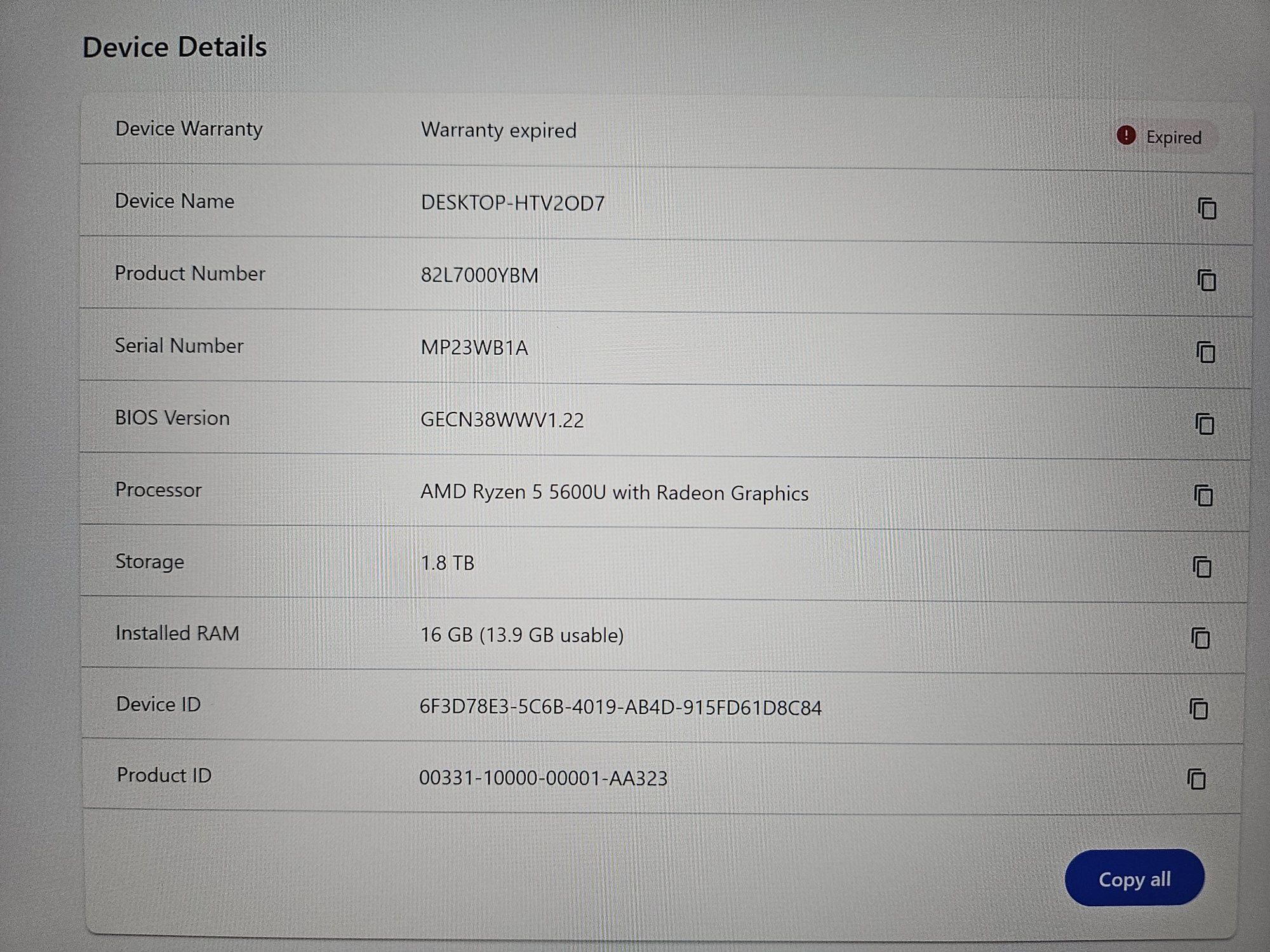 Lenovo IdeaPad 5 Pro 14ACN6