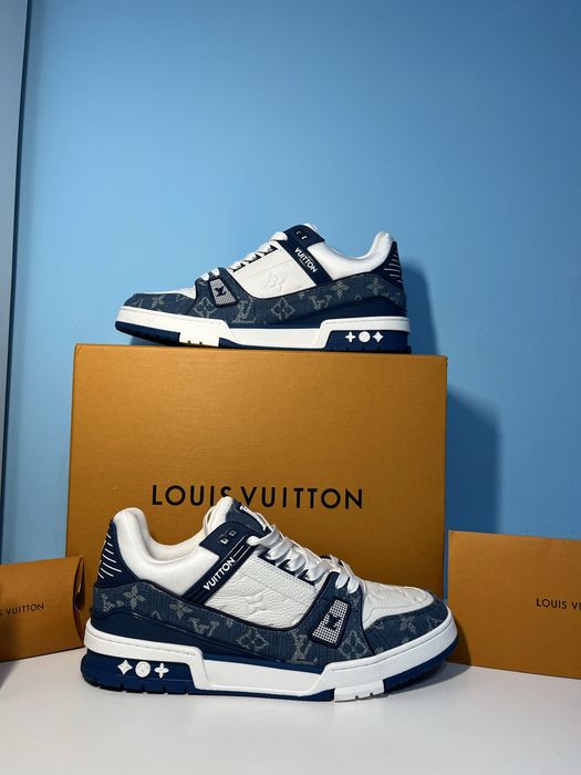 Louis Vuitton “monogram Denim White Blue”