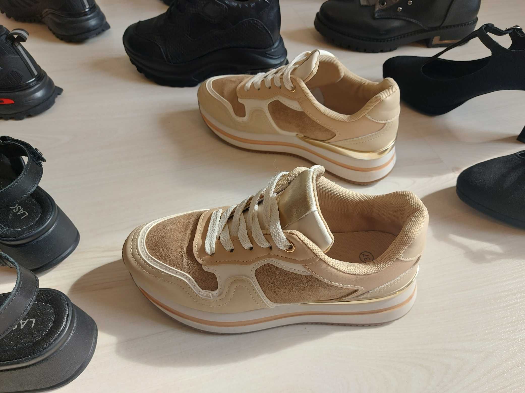 Нови дамски обувки 36 маратонки BRILLE сандали Lasocki боти естествена