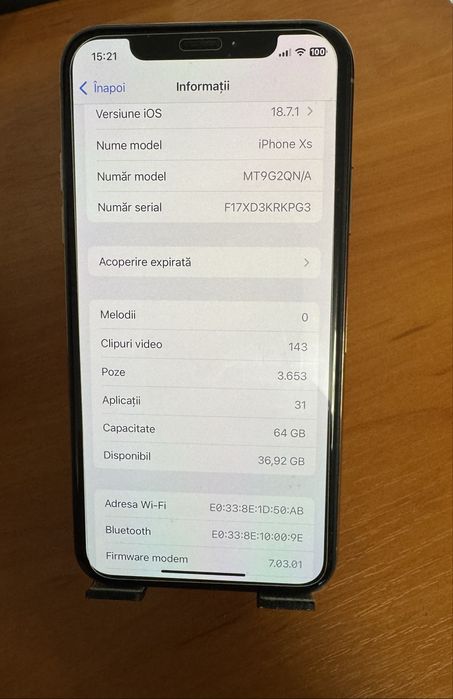 Iphone xs liber de retea!