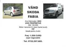 Vând URGENT Skoda Fabia