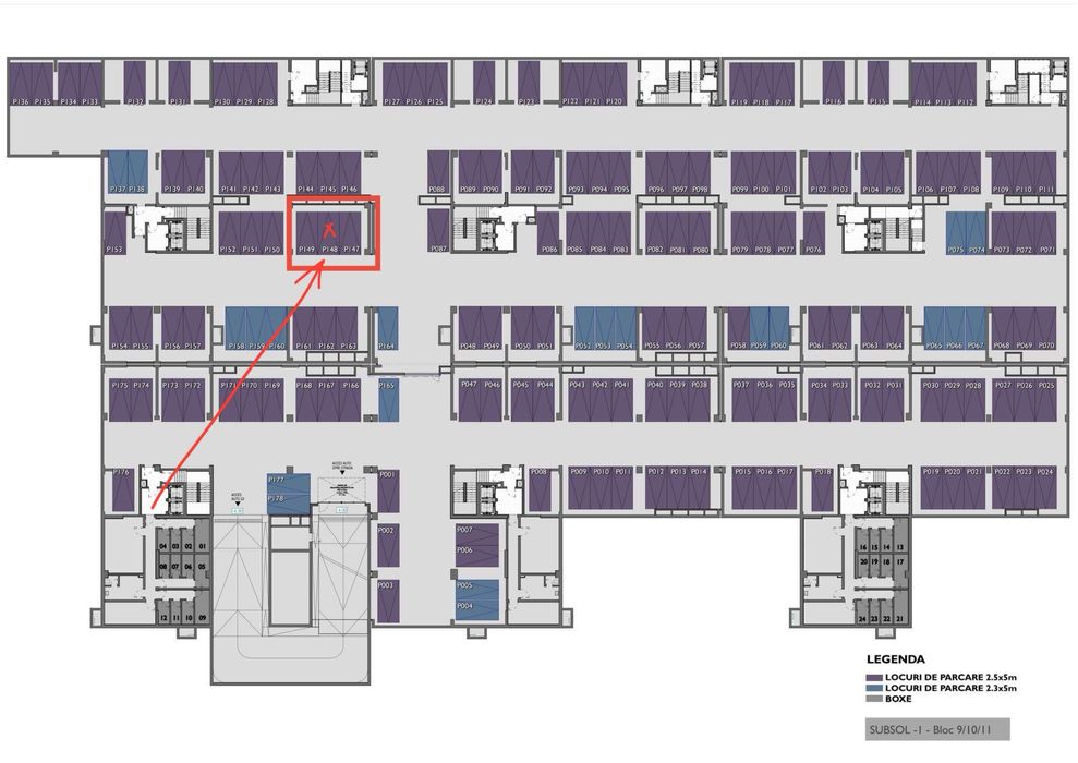 Parcare subterana | PROPRIETAR | Belvedere Residences