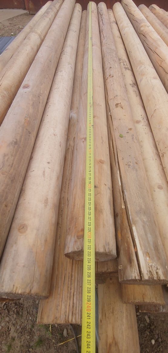 Stalpi din lemn calibrati 2.3m