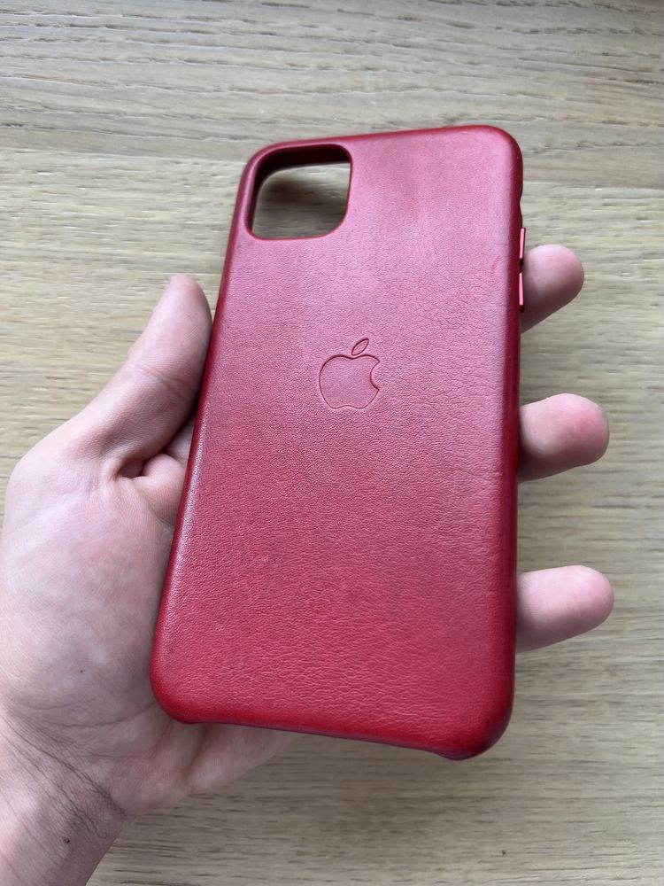 Чехлы / чехол iPhone 11 Pro Max original leather, silicon case