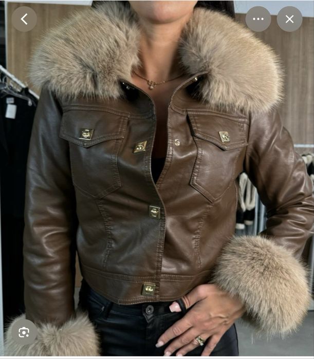 дамско кожено яке