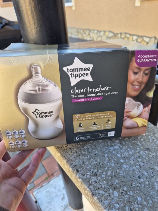 Sticlute + biberoane Tommee tippee 0