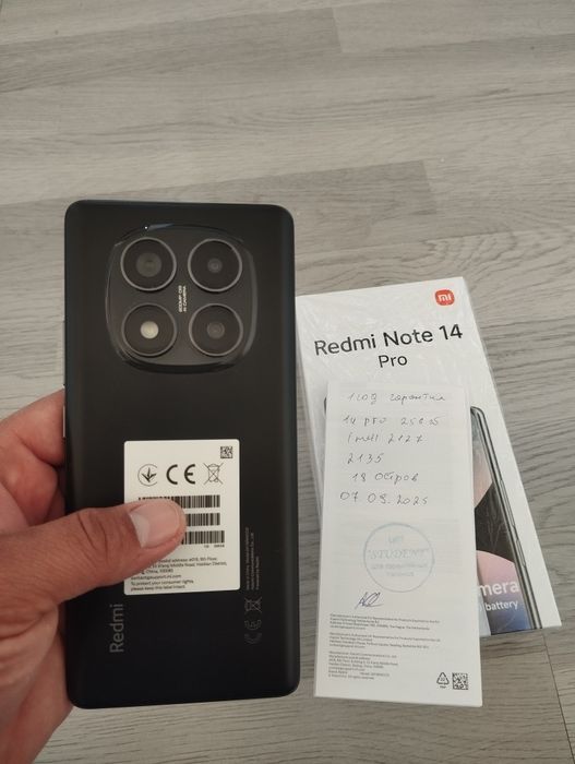 Redmi Note 14 Pro 8/256 GB! YANGI 1oy oldin olingan!