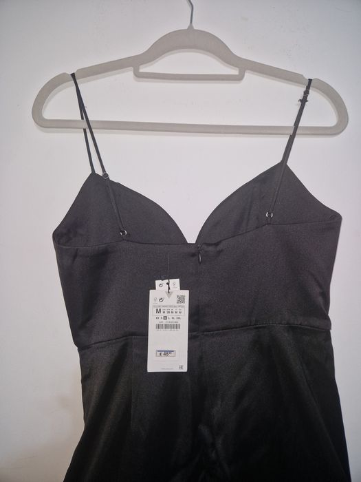 Rochie noua eveniment lunga neagra Zara