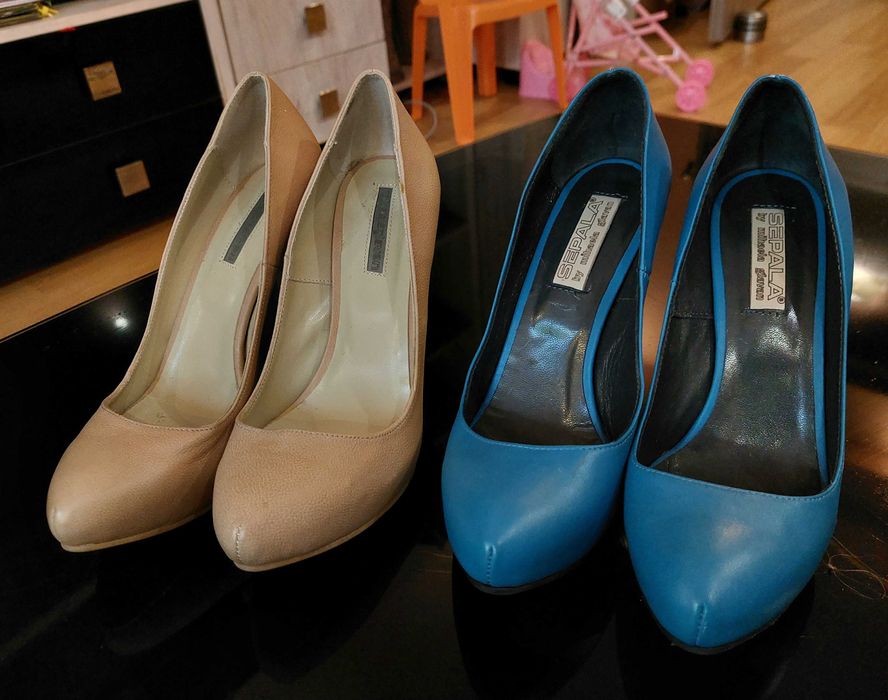 Pantofi designer din piele naturală. Mărimea 39