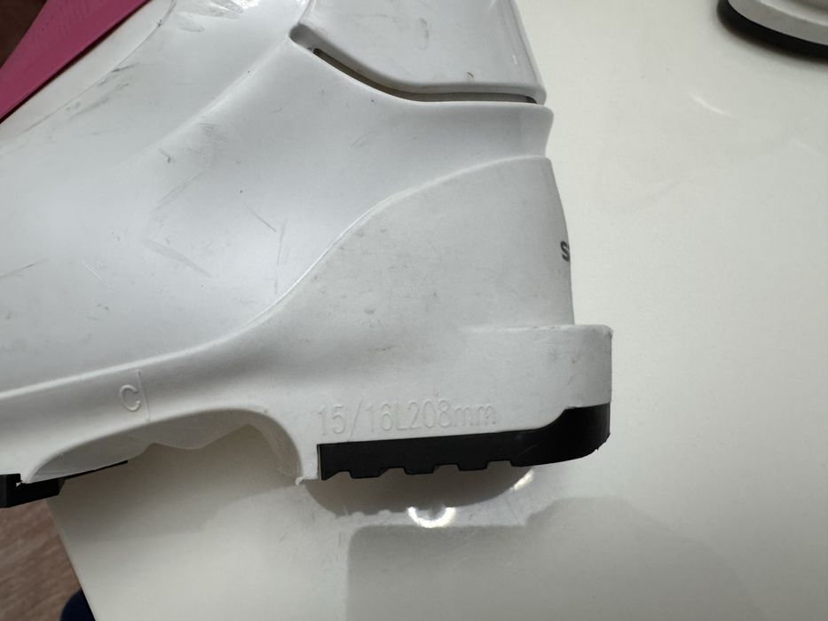 Vand clapari Salomon T1 Alb Roz - marime 15/16 (25-26) 208mm