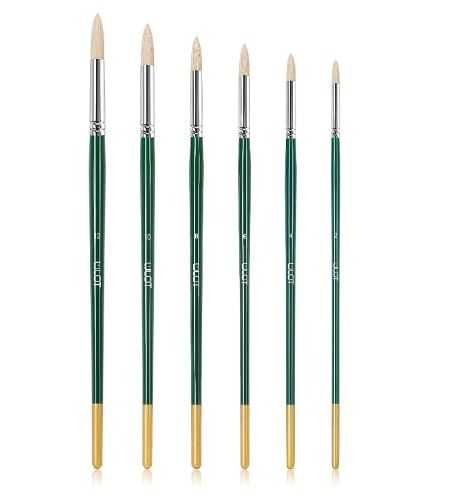 Set de pensule pentru artisti URCGP cu mâner lemn calitate superioara