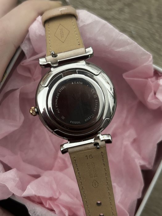 Ceas Fossil roz.