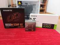 Vând PC Gaming Nou AMD Ryzen 5 8500G+ RTX 4060 Aero+32 GB DDR5