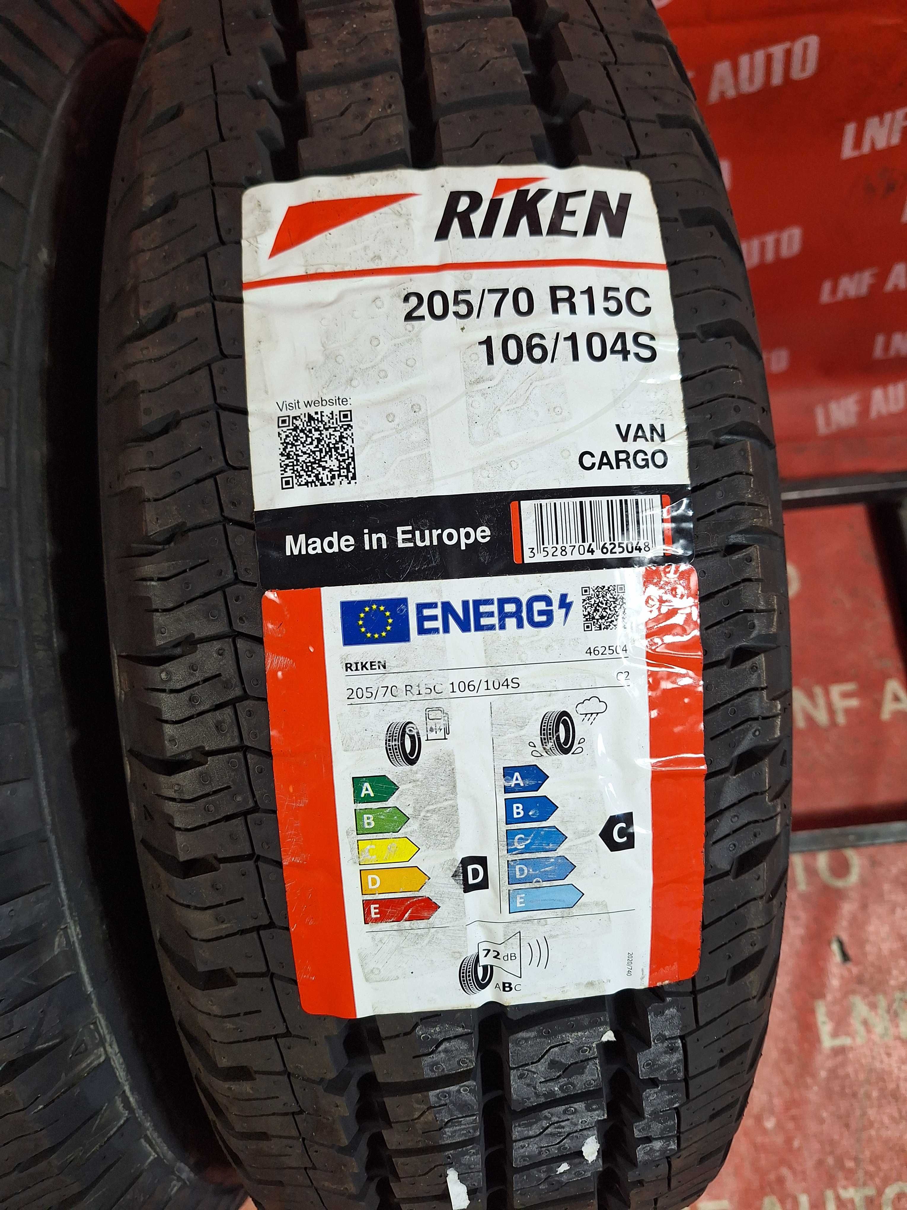Anvelope de VARA - 205/70/15C - RIKEN - NOI - DOT 2021 !