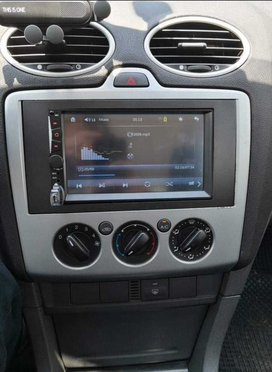 Navigatie Casetofon Ford Focus Fiesta YouTube prin MirroLink BT USB