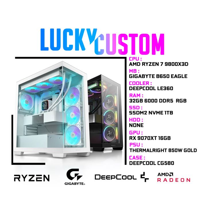 [AMD] Asus TUF B650 WiFi Ryzen 9800X3D DDR5 32Gb RX9070XT 16Gb