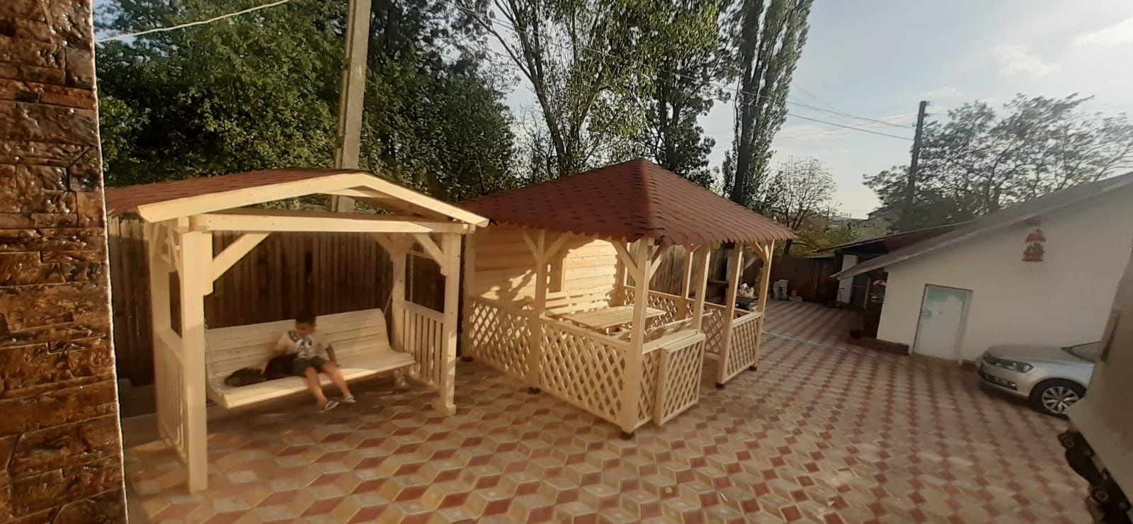 Terasa foisor pergola pentru casa și gradina