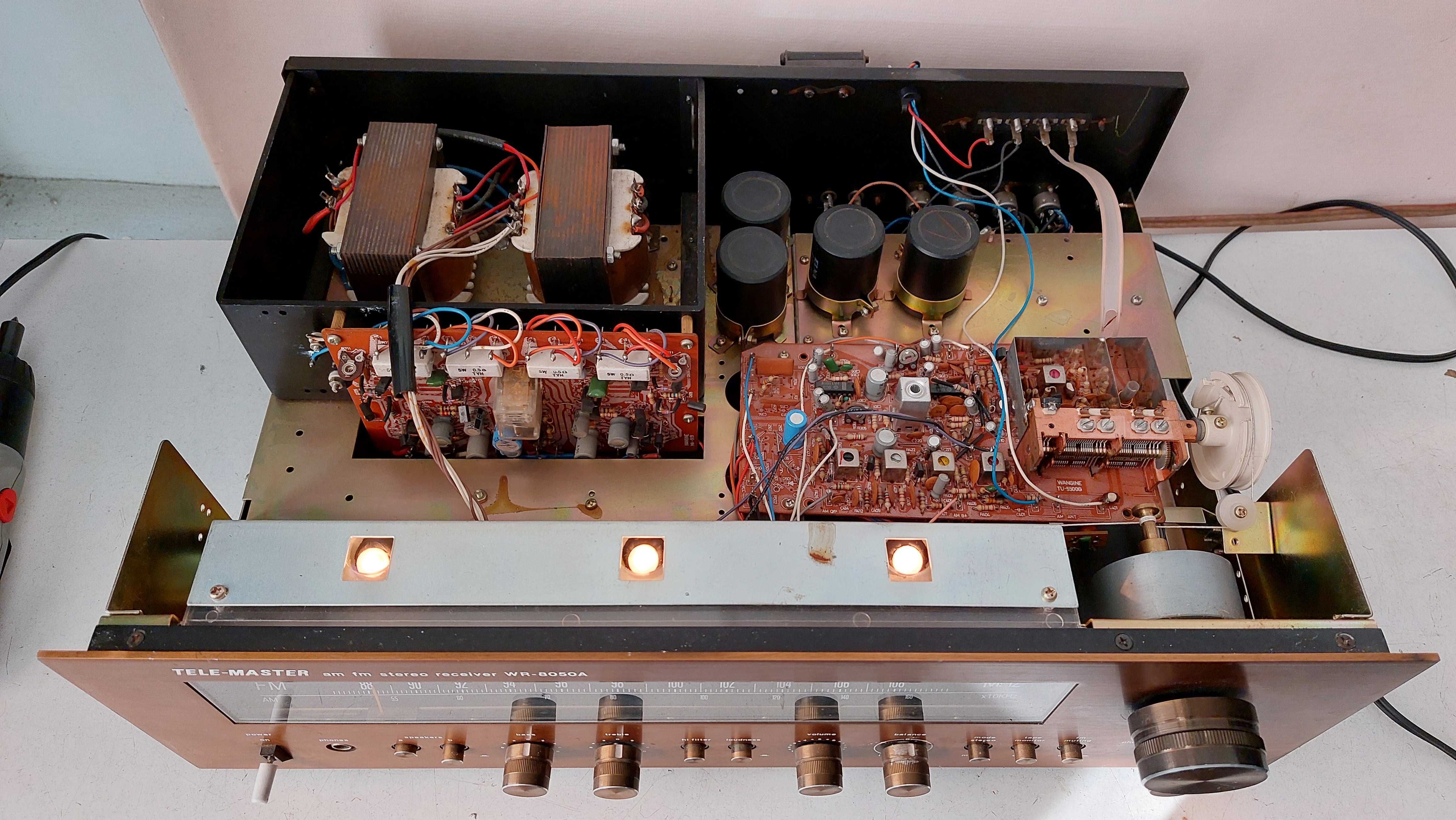 Tele-Master WR-8050A muzica la amplituner vintage muzica