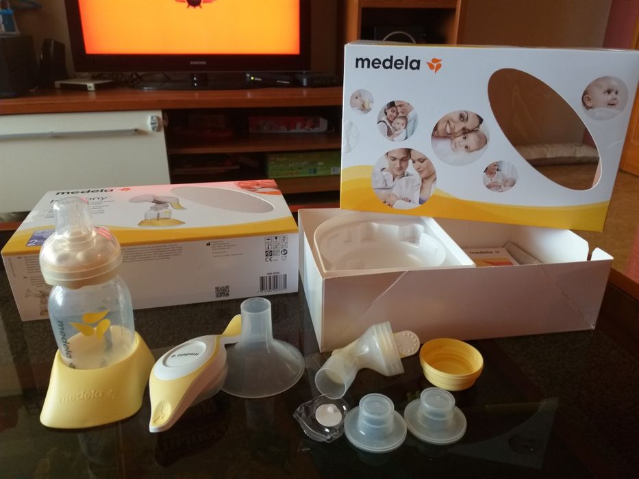 Помпа за кърма Medela harmony+ Сенник за количка Smartshade двулицев