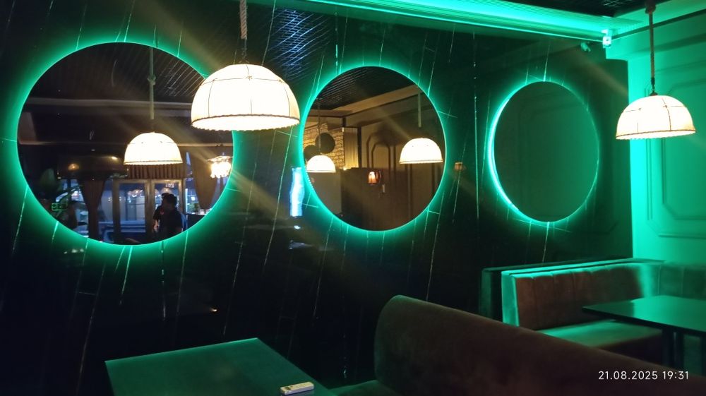 Стеклянные изделия зеркала ромбик  оргстекло с рисунком душк