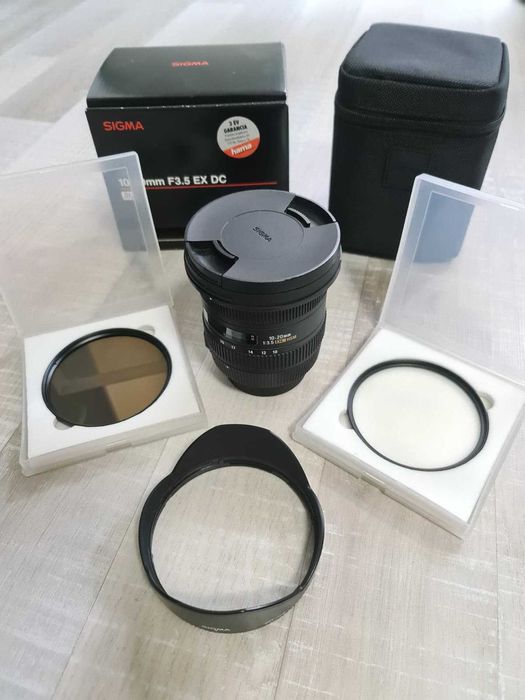 Sigma 10-20mm F3.5 EX DC HSM Montura Nikon + 2 filtre CADOU