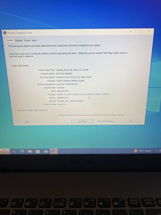Leptop Asus windows 10 pro cu licenta