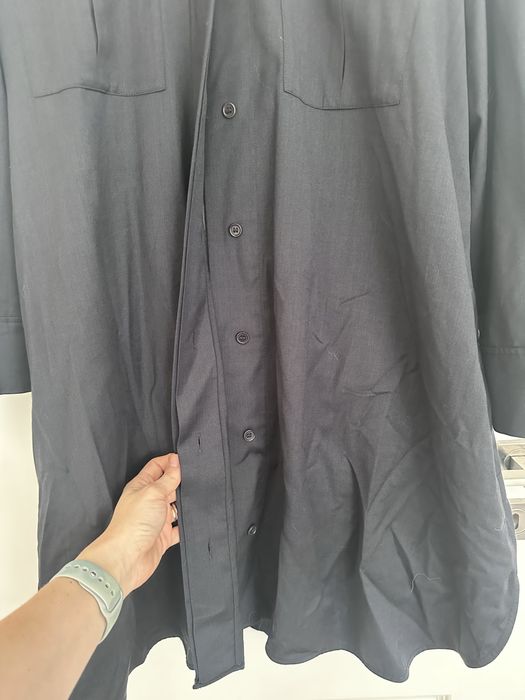 COS син тренч/рокля