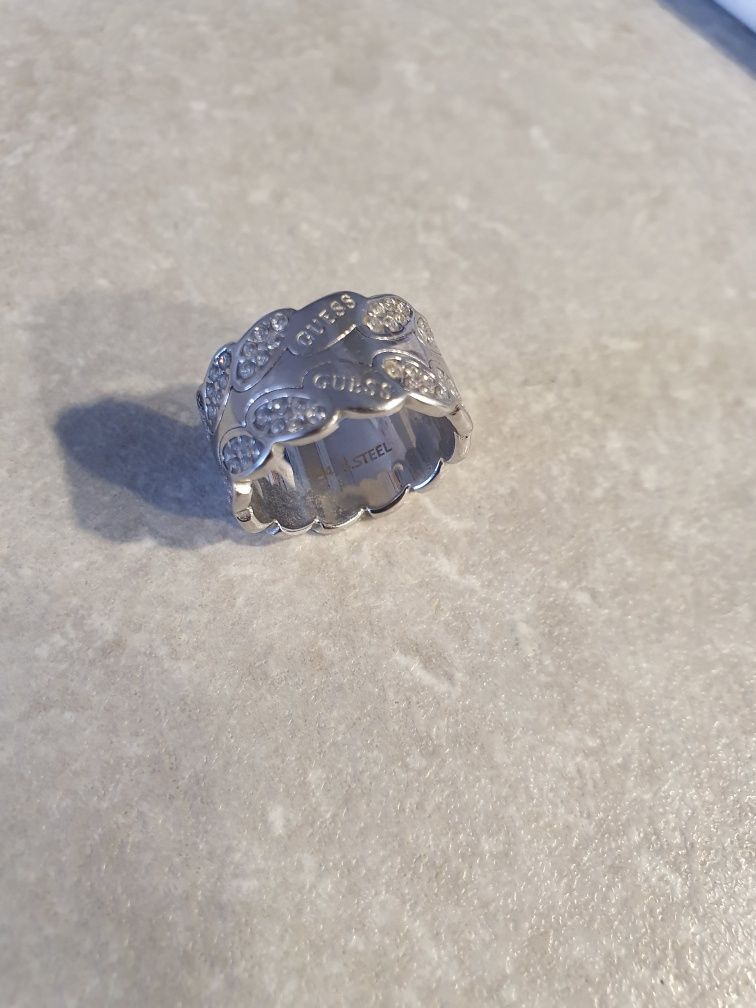 Guess Дамски Пръстен 54 Steel Стомана с Брилянти