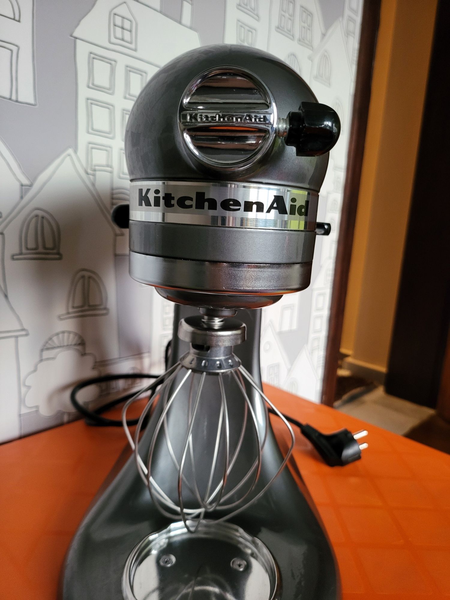 Планетарен Миксер Кухненски робот KitchenAid Artisan 5KSM150PSEPM Сив