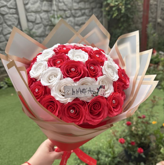 Buchete din trandafiri de sapun