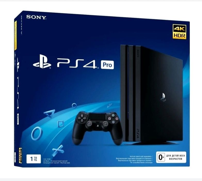 Sony PlayStation 4pro (4k HDR) 1тр