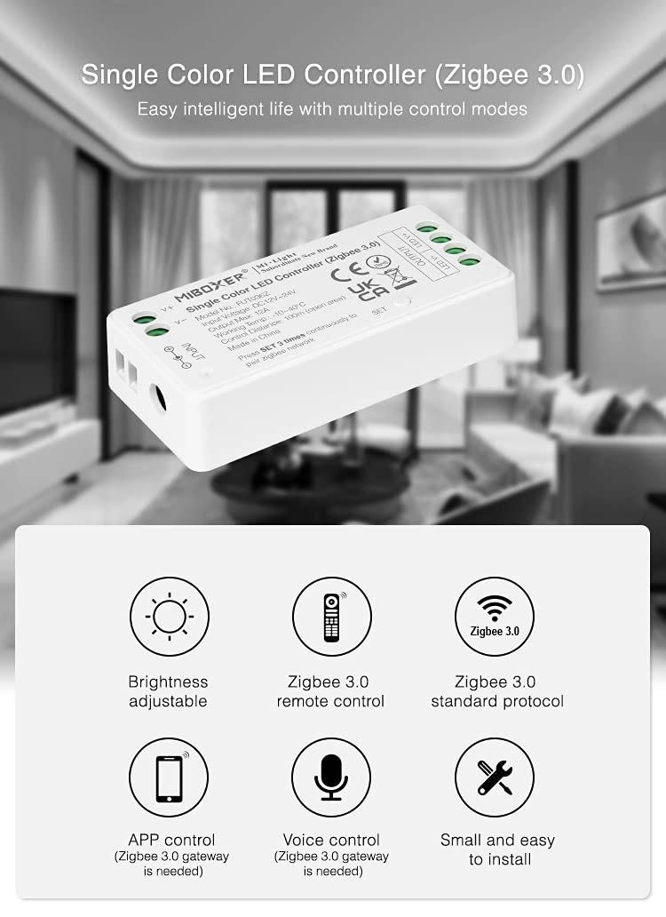 Zigbee 3.0 Контролер за LED Осветление MiBoxer FUT036Z