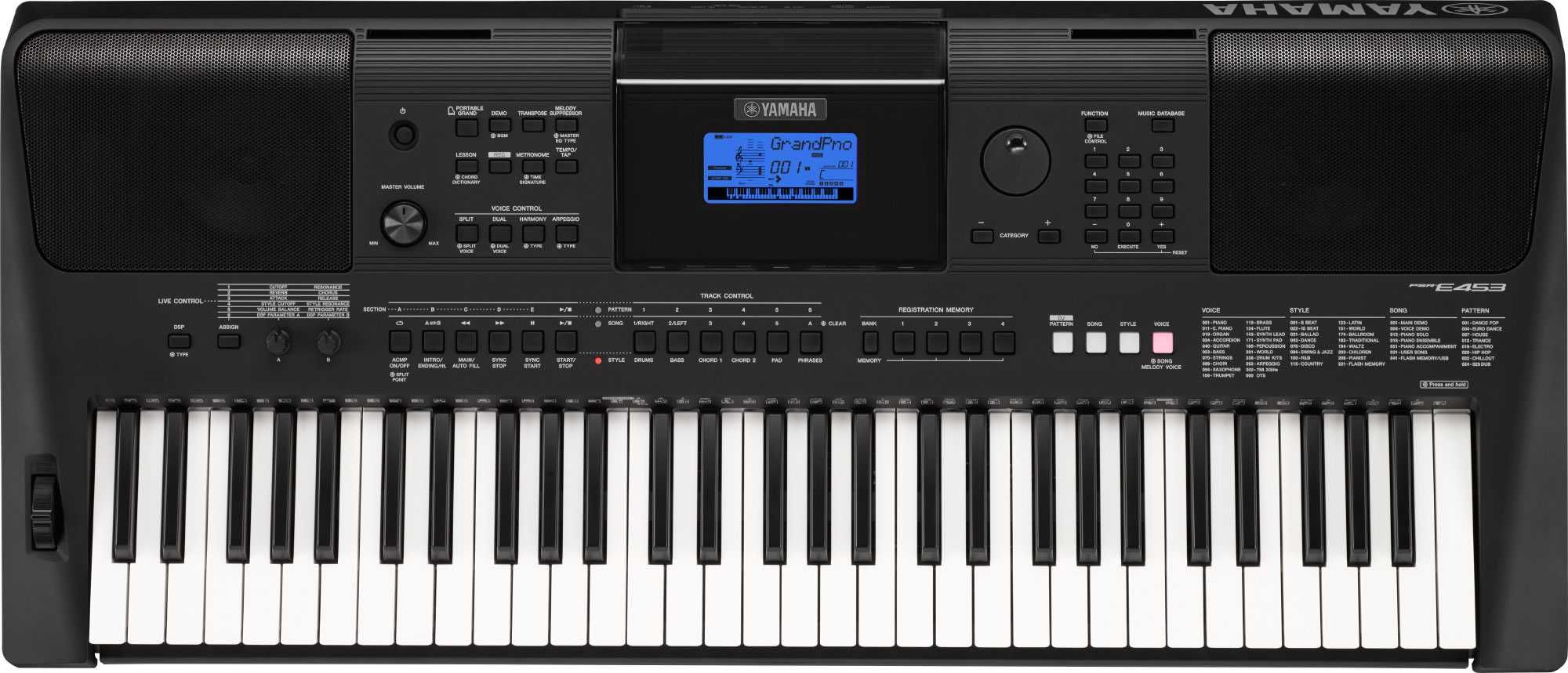 Ritmuri orga Yamaha PSR-E 373,443,463,473,SX600,SX700