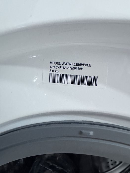 Masina de spalat rufe Samsung 8 kg, Slim, Ecobubble, stare excelenta