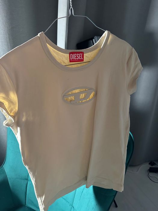 Tricou crem Diesel