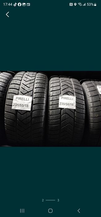 235 55 18 anvelope pirelli de iarna fabricatie 44/19 adâncime prof