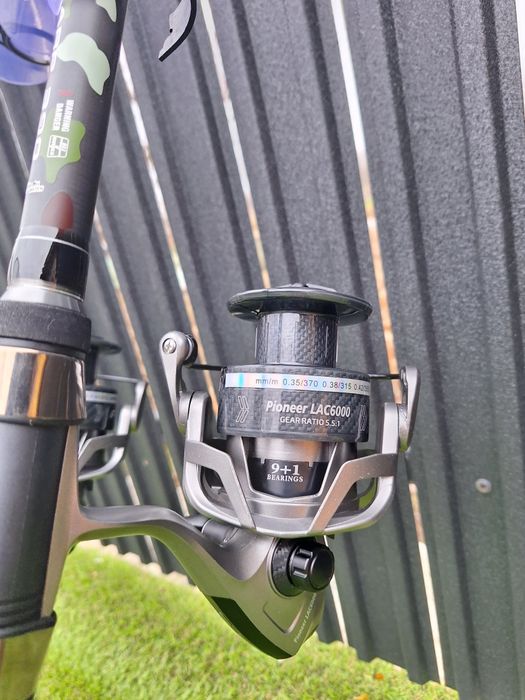 Set 4 Telecarp Camo 3.9m, 3.5 lbs Diamant + 4 mulinete LAC Pro Fl 6000