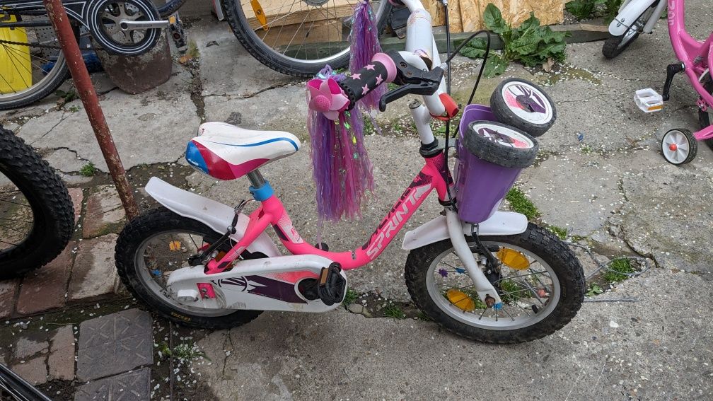 Bicicleta Copii fete 12 și 14 inci