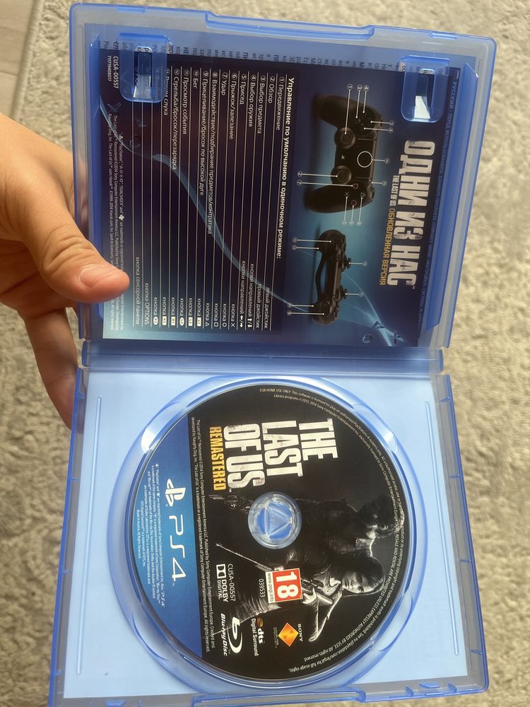 Продаю игру для PlayStation4,the last of us обновленная версия