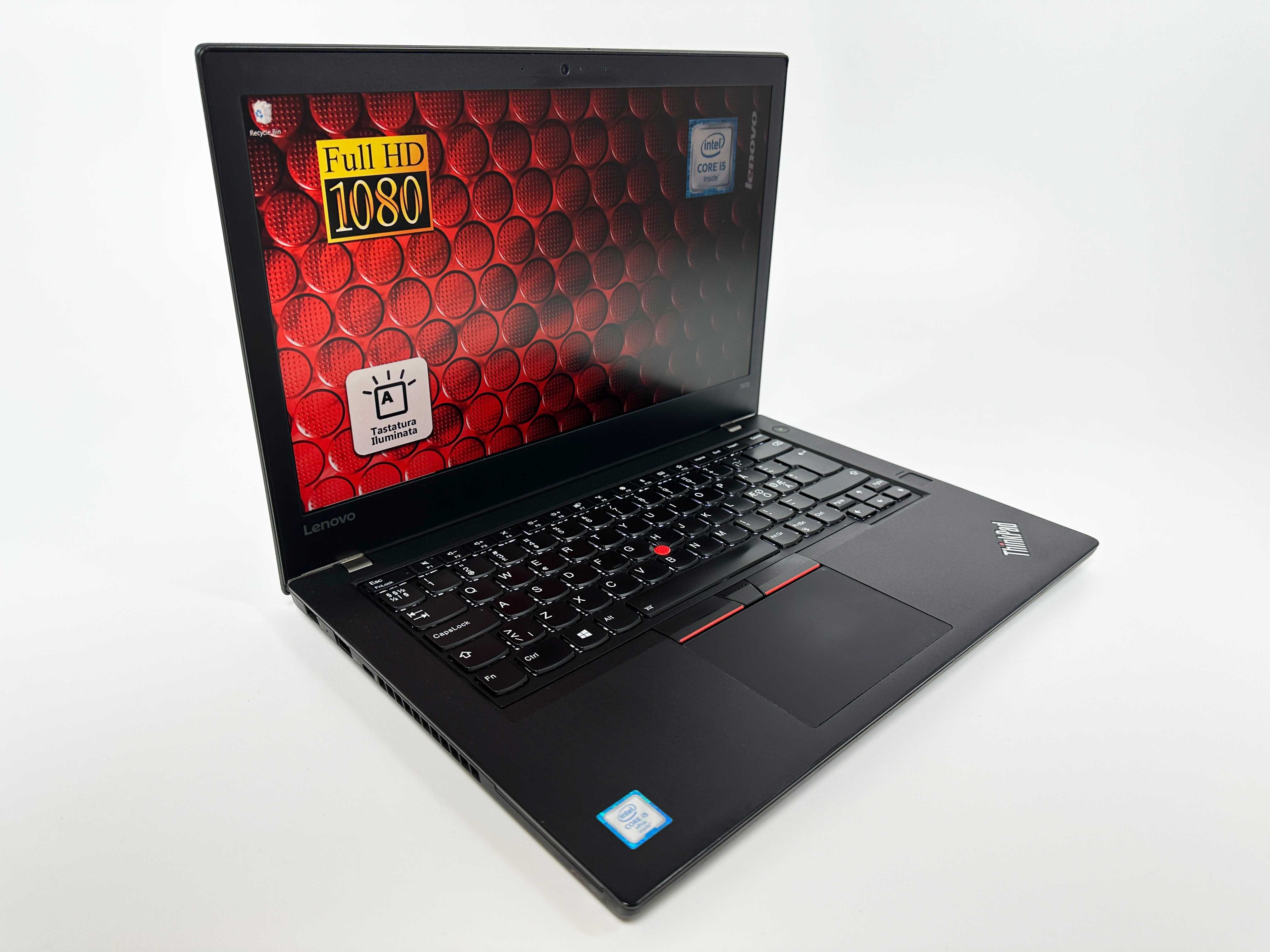 Laptop Lenovo Thinkpad T470 i5 SSD 2 baterii Touch Garantie 12 luni