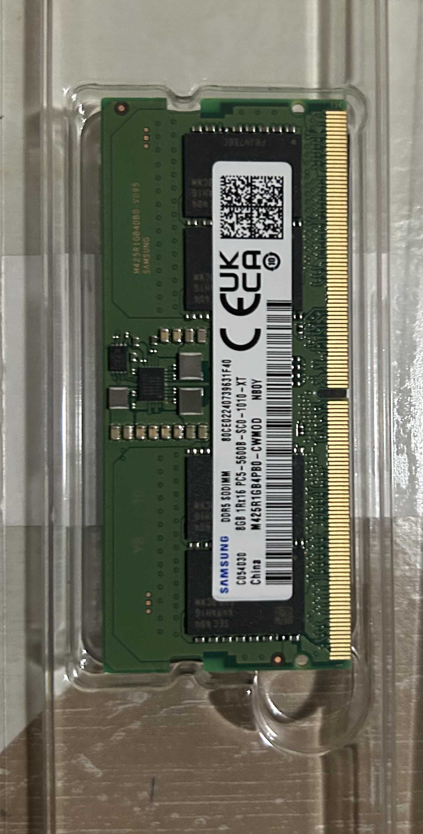 RAM DDR5 16GB (2x8GB) Samsung 5600MHz SO-DIMM – свалена от нов лаптоп