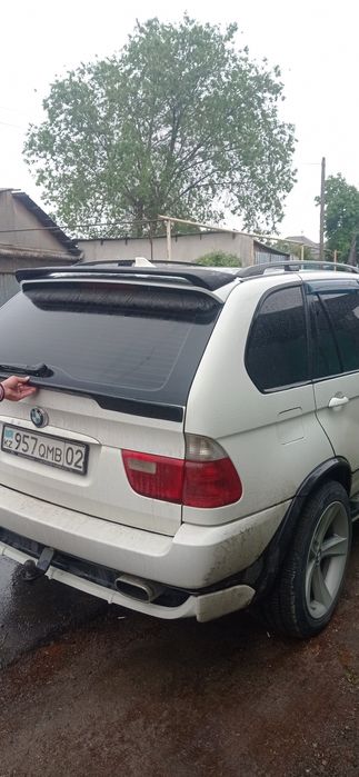 Х5 е53 бмве53 BMW спойлер багажника козырек накладки пороги