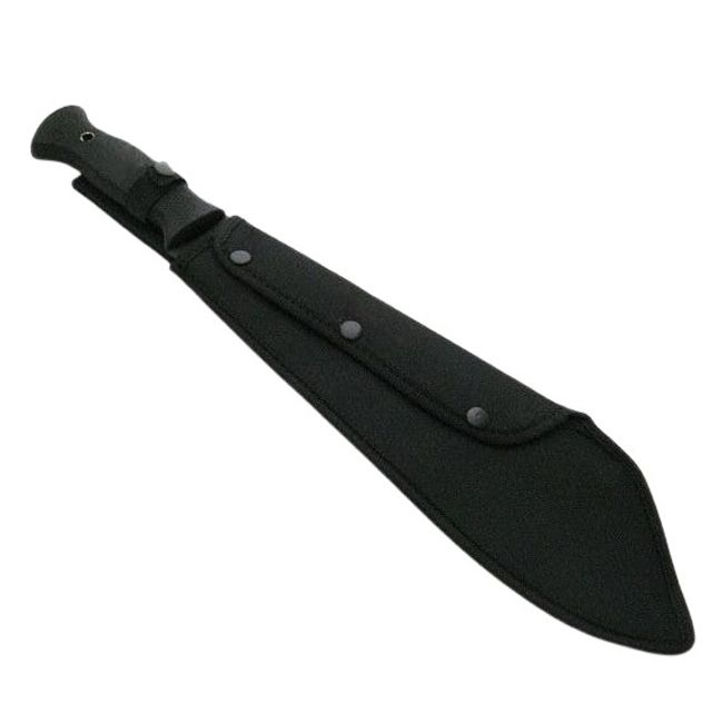 Maceta vanatoare Survival Instinct, 45 cm, negru, otel, teaca inclusa