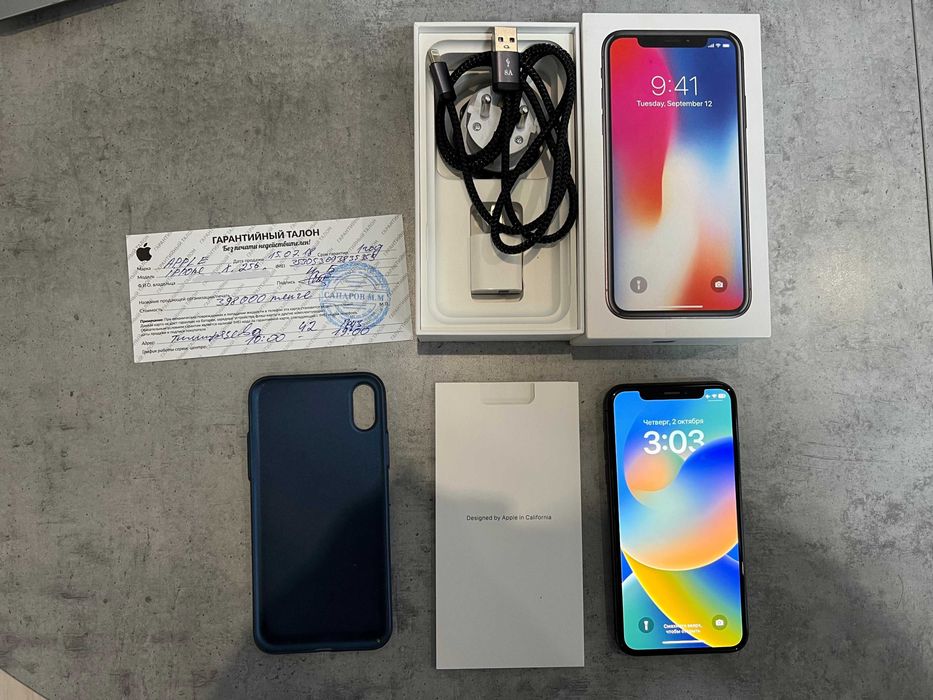 Iphone X,256 GB,Space Grey. Оригинал,в ИДЕАЛЬНОМ состояние